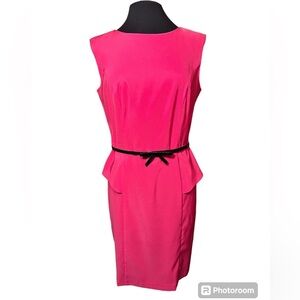 Alyx hot pink size 12 sleeveless sheath dress